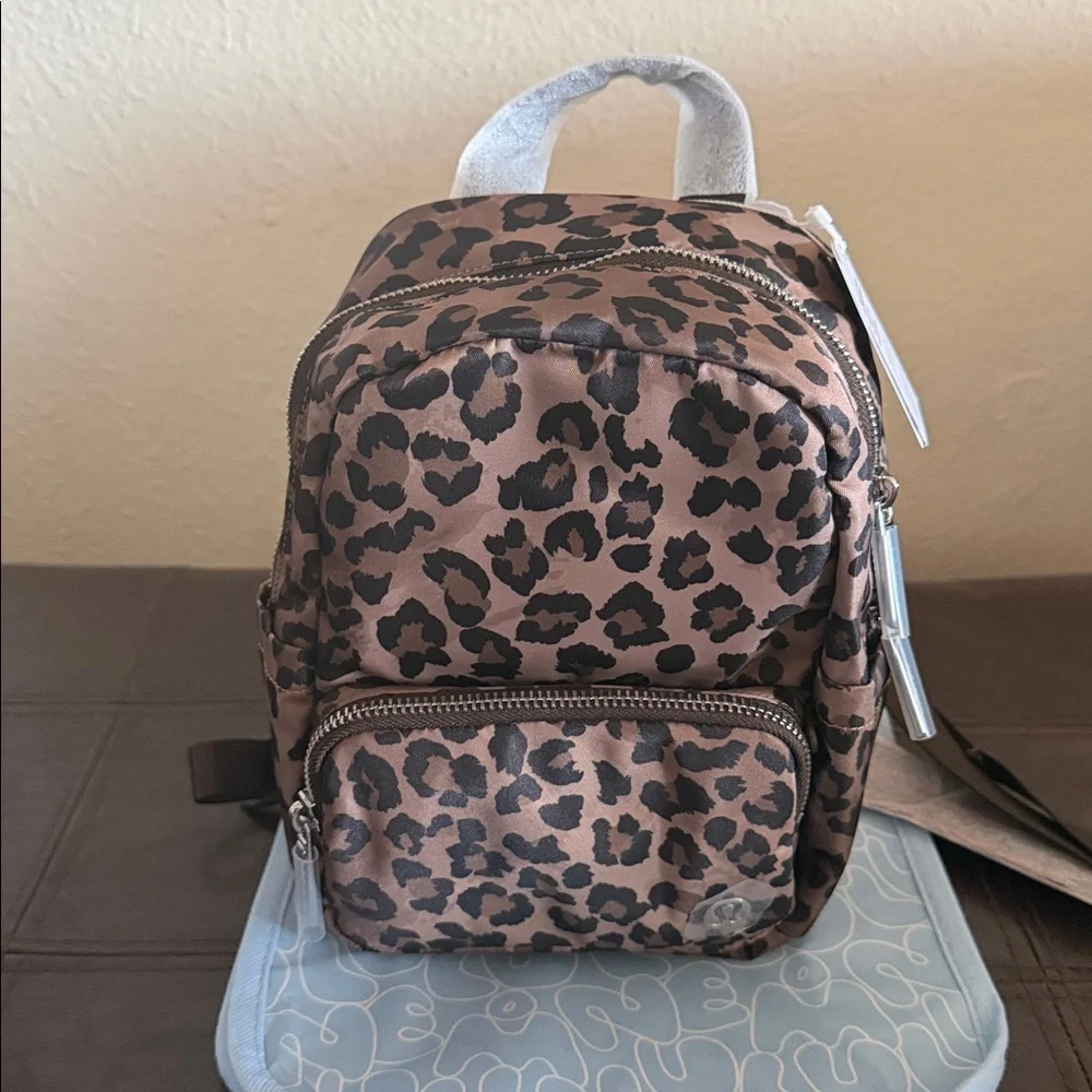 lululemon athletica Leopard Print Backpack